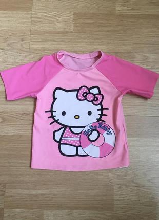 Футболка купальник для дівчинки hello kitty