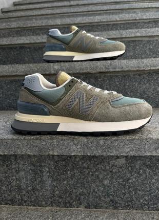 Мужские кроссовки new balance 574 legacy stone island 40-41-42-43-44-45