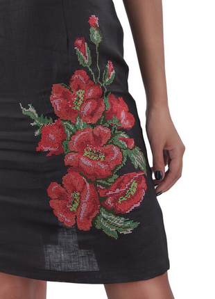 Сукня плаття жіноче україна 100% льон вв1706 фото