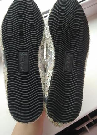 Красивенные,дизайнерские туфли,designer line,с паетками5 фото