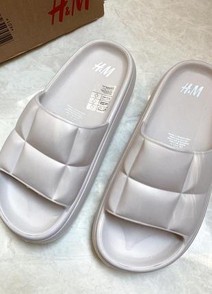Шльопанці шлёпки h&m hm 39/40 (25 см) hm оригінал
