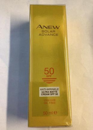 Spf 50 матирующий крем для лица anew (50 мл)