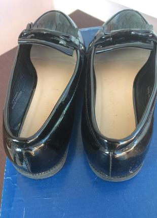Туфли женские лаковые черные разм 38-373 фото
