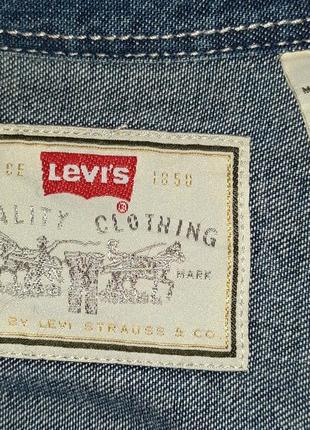 Втнтажная мужская джинсовая рубашка/овершот levi's | levis vintage3 фото