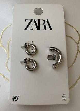 Серьги серьги zara оригинал