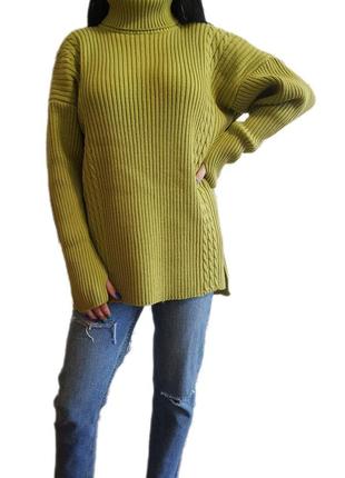 Самый модный цвет- лайм, шерстяной свитер2 фото