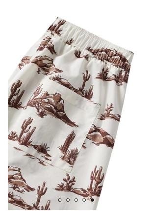 Тренд шорты mango texas print в пижамном стиле zara massimo dutti3 фото