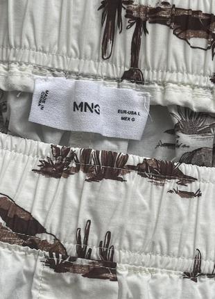 Тренд шорти mango texas print в піжамному стилі zara massimo dutti8 фото