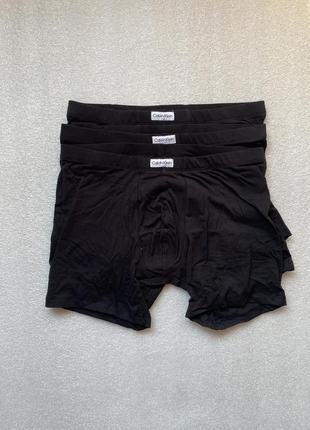 Спідня білизна для чоловіків труси calvin klein boxer набір 3 шт. розмір m,l5 фото