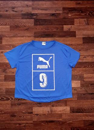 Женская спортивная футболка puma с большим лого