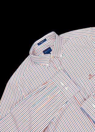 Чоловіча сорочка gant oxford nautical stripe shirt - m3 фото