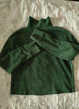 Вельветовый свитер