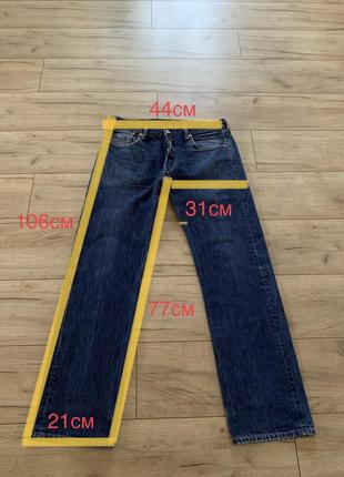 Джинси levis 501 w34 l325 фото