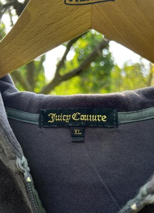 Juicy couture crown zip hoodie худи,кофта3 фото