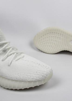 Adidas yeezy boost white2 фото