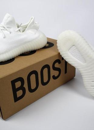 Adidas yeezy boost white4 фото