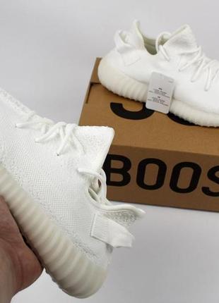 Adidas yeezy boost white8 фото