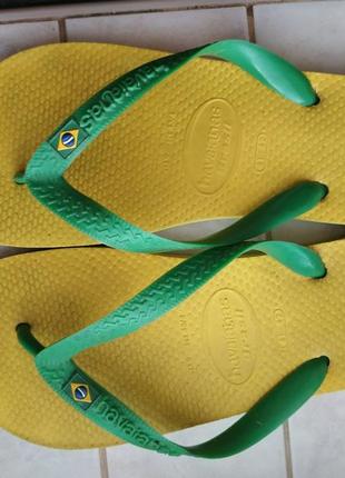 *вьетнамки havaianas brasil logo мужские (женские) 41/42 размер6 фото