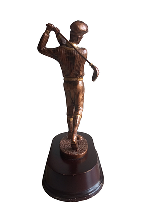 Бронзова статуетка гольфіст/агремат у гольф