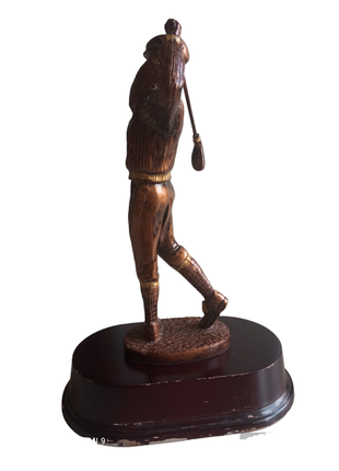 Бронзова статуетка гольфіст/агремат у гольф
