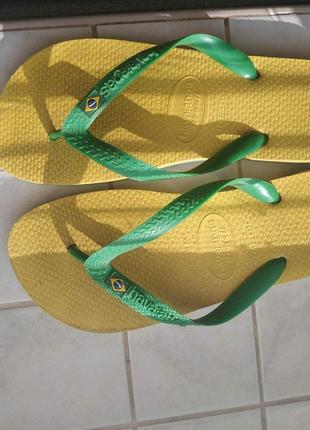 *вьетнамки havaianas brasil logo мужские (женские) 41/42 размер3 фото