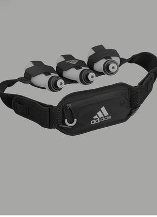 Спортивная сумка на пояс adidas run bottle belt 3.2 фото