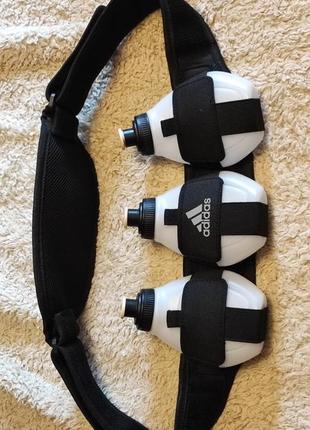 Спортивна сумка на пояс adidas run bottle belt 3.5 фото