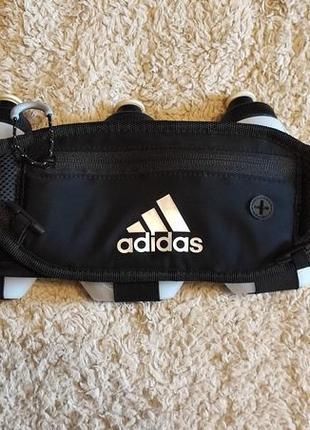 Спортивная сумка на пояс adidas run bottle belt 3.3 фото