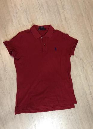 Красное поло checked polo lace-up shirt burberry kids t shirt white