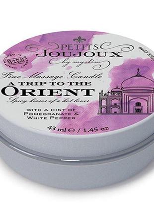 Масажна свічка petits joujoux - orient - pomegranate and white pepper (43 мл) з афродизіаками