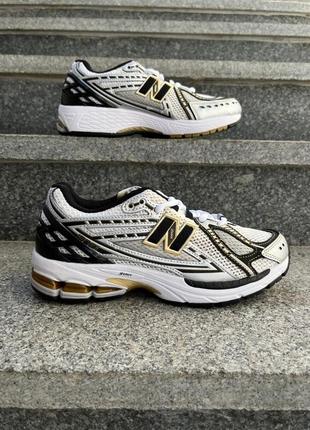 Трендовые кроссовки унисекс new balance 1906r metallic silver gold серебристо-серые с золотом 36-45р