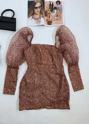 Платье в леопардовый принт 🤎