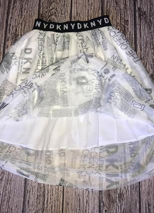 Фирменная юбка dkny для девушки, размер xs3 фото