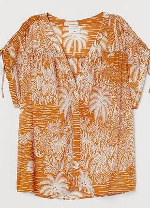 Дуже легка бавовняна літня блузка h&amp;m.