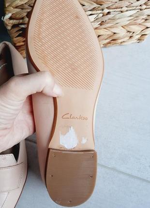 Новые туфли лоферы из натуральной кожи clarks размер 37-37,55 фото
