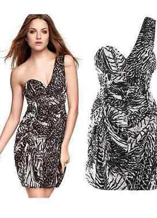 Коктельное платье  с открытым плечом нм, р.38евр