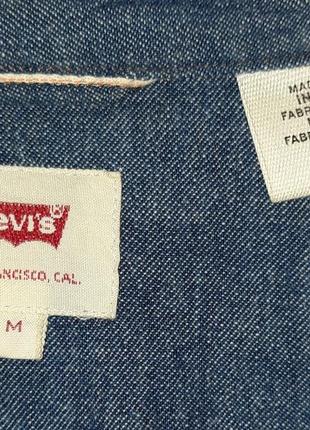 Мужская джинсовая рубашка levi's | levis3 фото