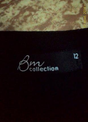 Фірмова легка блуза блузка кофточка bm collection 12р3 фото