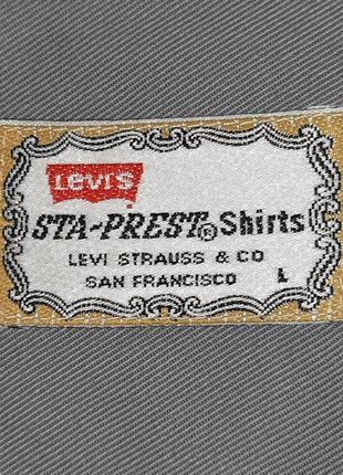 Винтажная мужская рубашка/овершот levi's | levis sta prest vintage3 фото