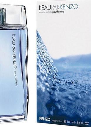 Туалетна вода kenzo l'eau kenzo pour homme мужская 100 мл4 фото