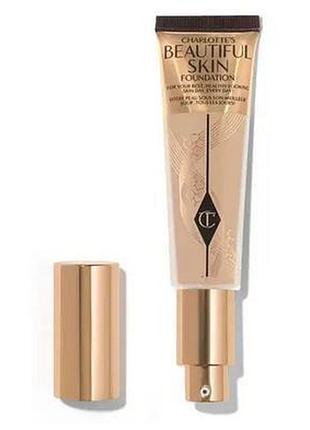 Тональна основа charlotte tilbury beautiful skin medium coverage liquid foundation with hyaluronic acid 3n