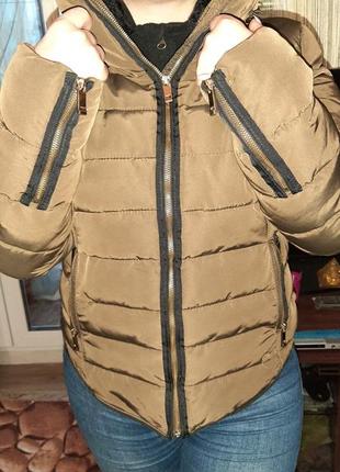 Хорошая куртка хаки zara 🍀8 фото