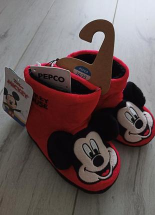Теплі тапочки, валянки minnie mouse