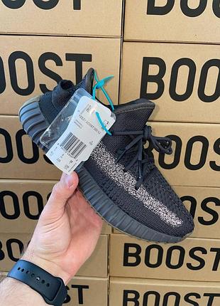 Текстильные кроссовки adidas yeezy 350 cinder рефлектив1 фото