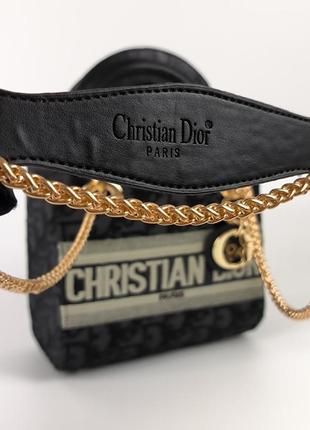 Christian dior lady d-lite mini black5 фото