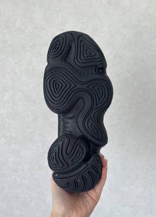Стильные, женские кроссовки adidas yeezy 500 night black4 фото