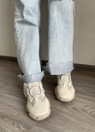 Стильні кросівки adidas yeezy 500 beige3 фото