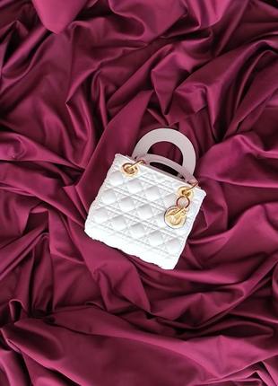 Christian dior lady d-lite mini white