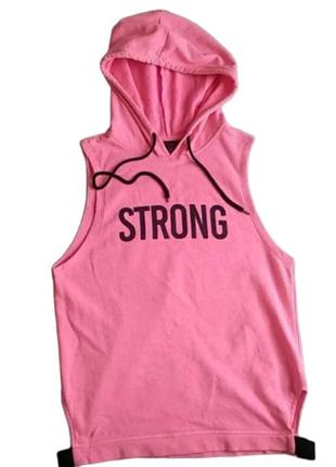 Material girl active жилетка з капюшоном ,безрукавка кофта strong.s-ка.