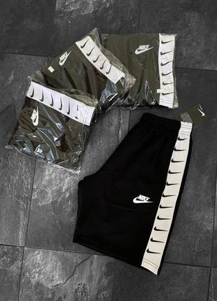 Шорты с лампасом nike 🖤2 фото